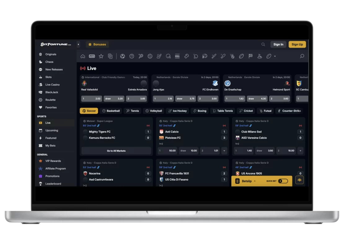 Bitfortune Betting